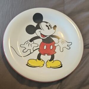 Disney Mickey Mouse White and Black Dinnerware Collection